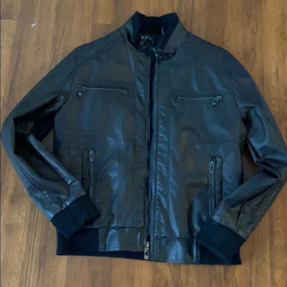 Men’s Calvin Klein Leather bomber